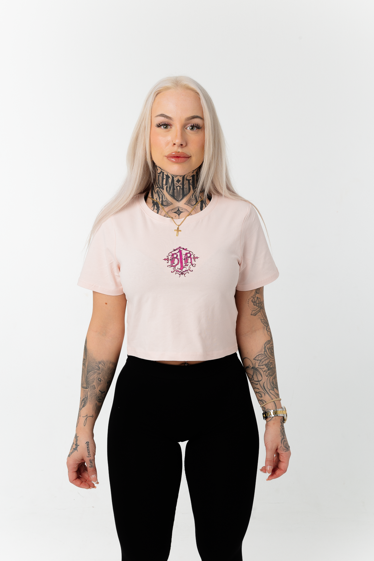 B1R Pink Skinny Shirt Woman