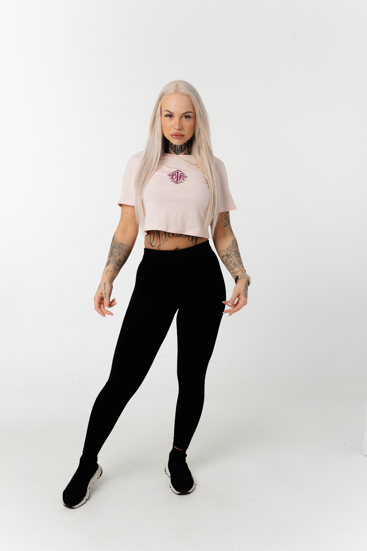 B1R Pink Skinny Shirt Woman