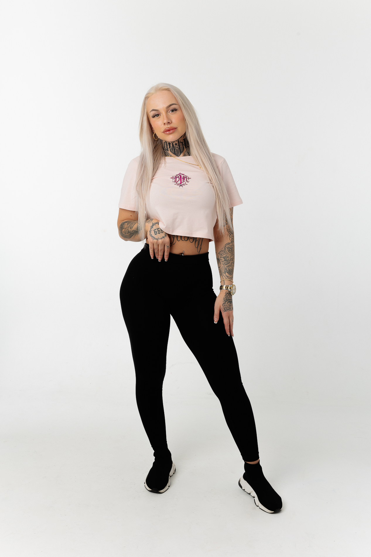 B1R Pink Skinny Shirt Woman