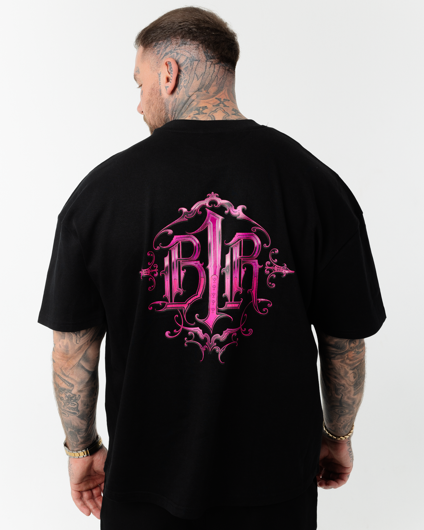 B1R Black Heavy Oversize T-Shirt Men
