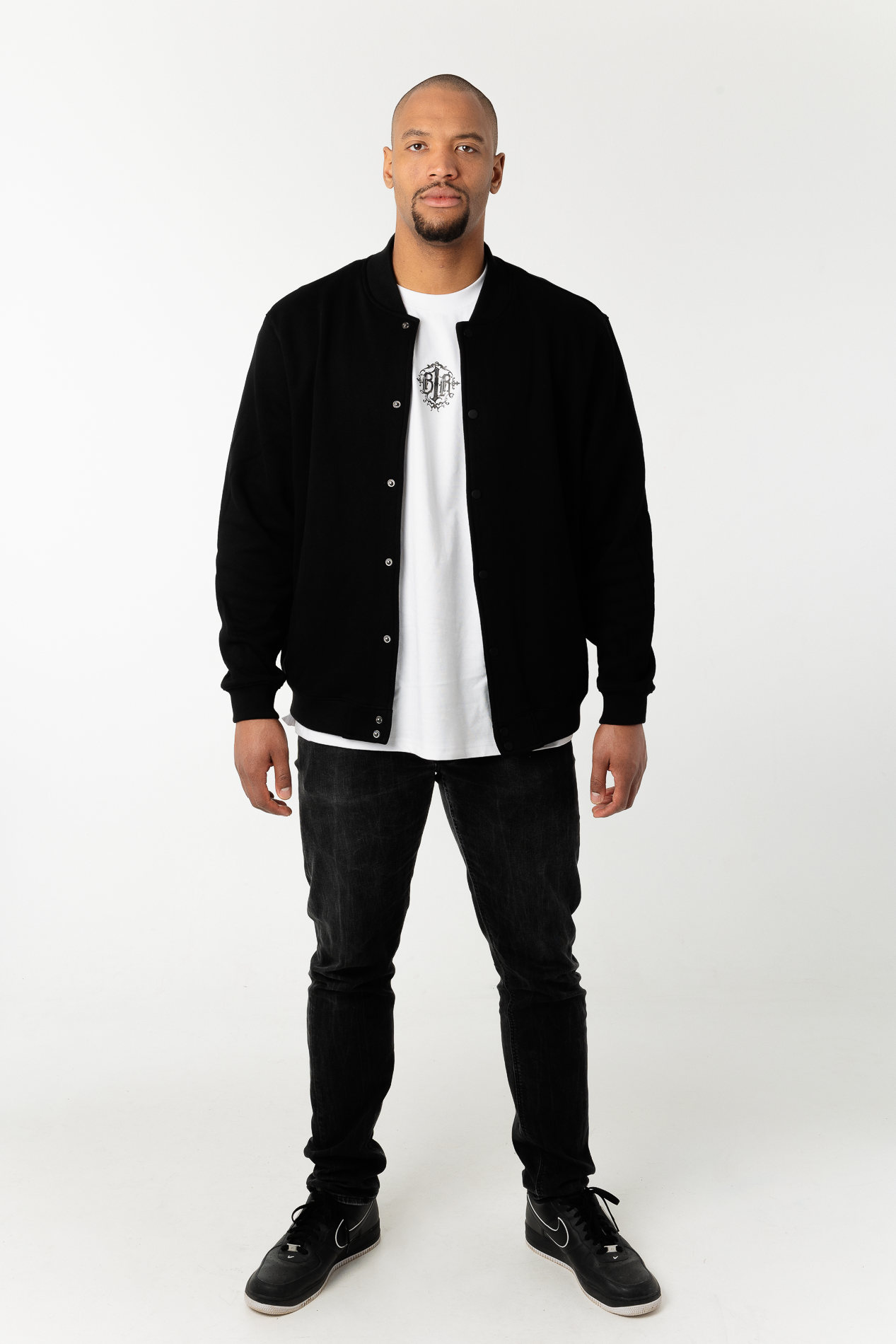 B1R Blackcat Heavy College Jacket Men