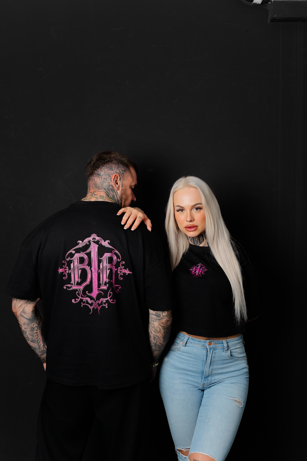 B1R Black Oversized Tee Woman