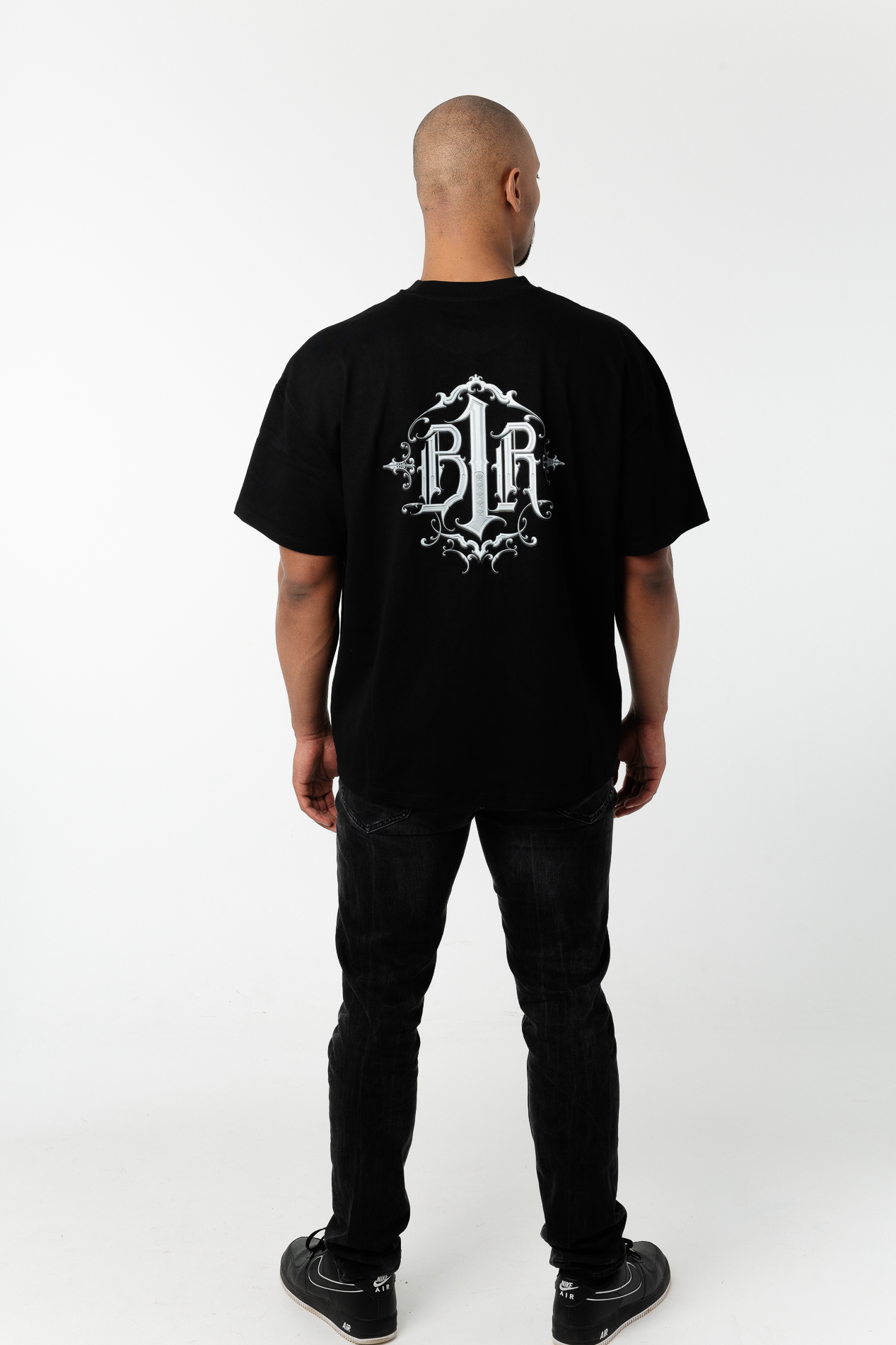 B1R Black Heavy Oversize T-Shirt Men